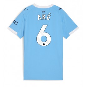 Dámské fotbalový oblečení Manchester City Nathan Ake #6 Domácí košile 2025-26 Krátkým Rukávem